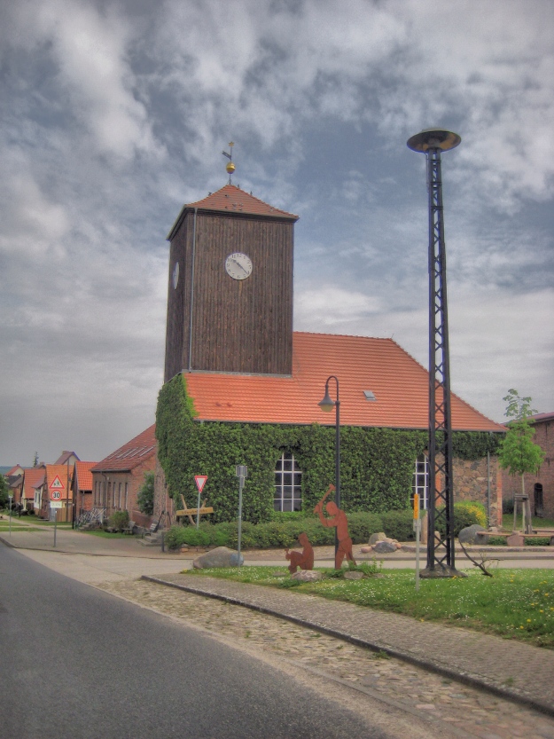 Hölzerner Kirchturm